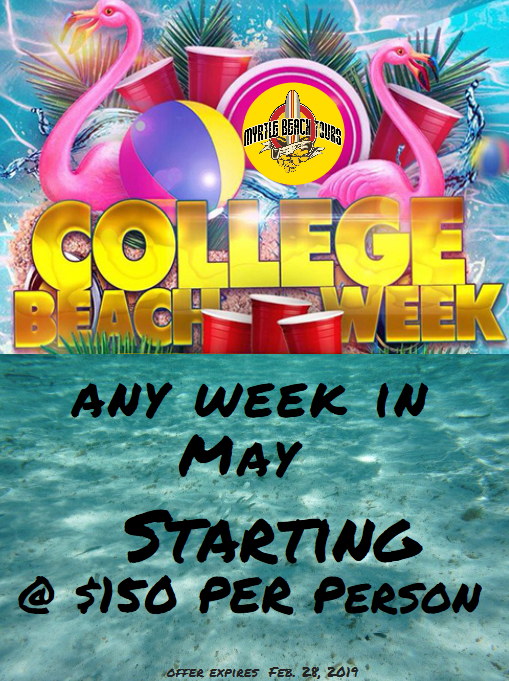 College Beach Week MyrtleBeachTours